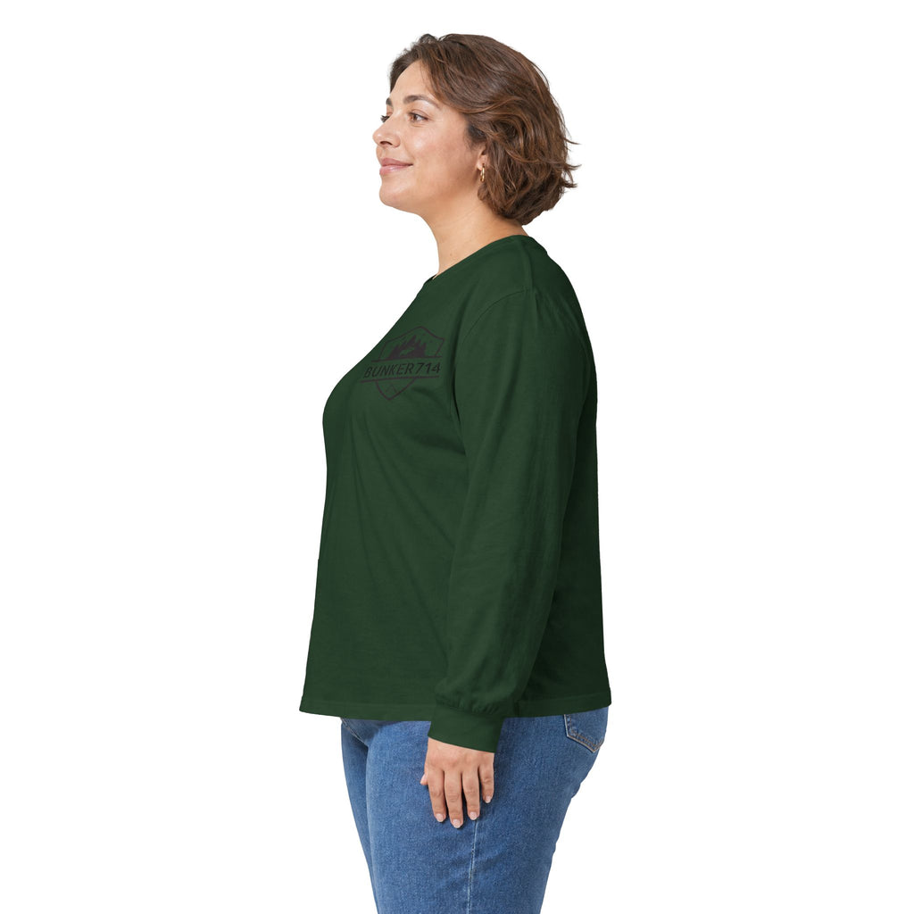 Bunker714 Mountain Badge - Long Sleeve Tee