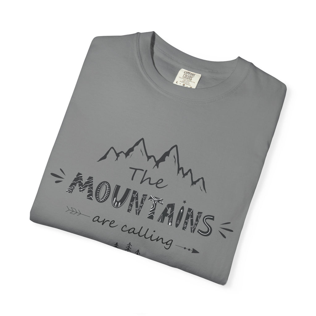 Mountains Are Calling T‑Shirt — Outdoor Adventure Graphic Tee