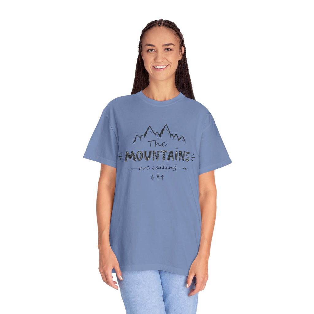 Mountains Are Calling T‑Shirt — Outdoor Adventure Graphic Tee