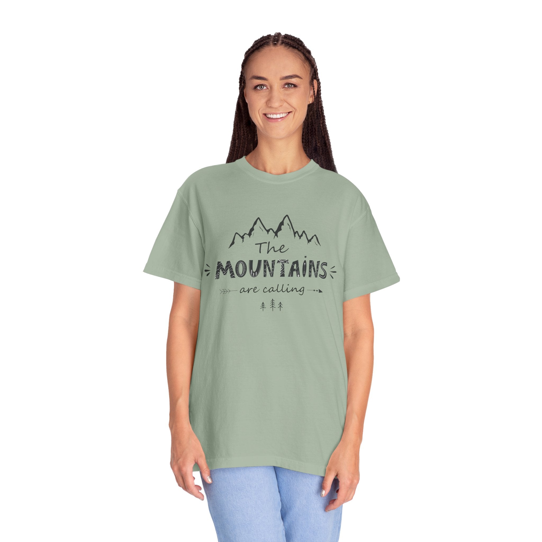 Mountains Are Calling T‑Shirt — Outdoor Adventure Graphic Tee