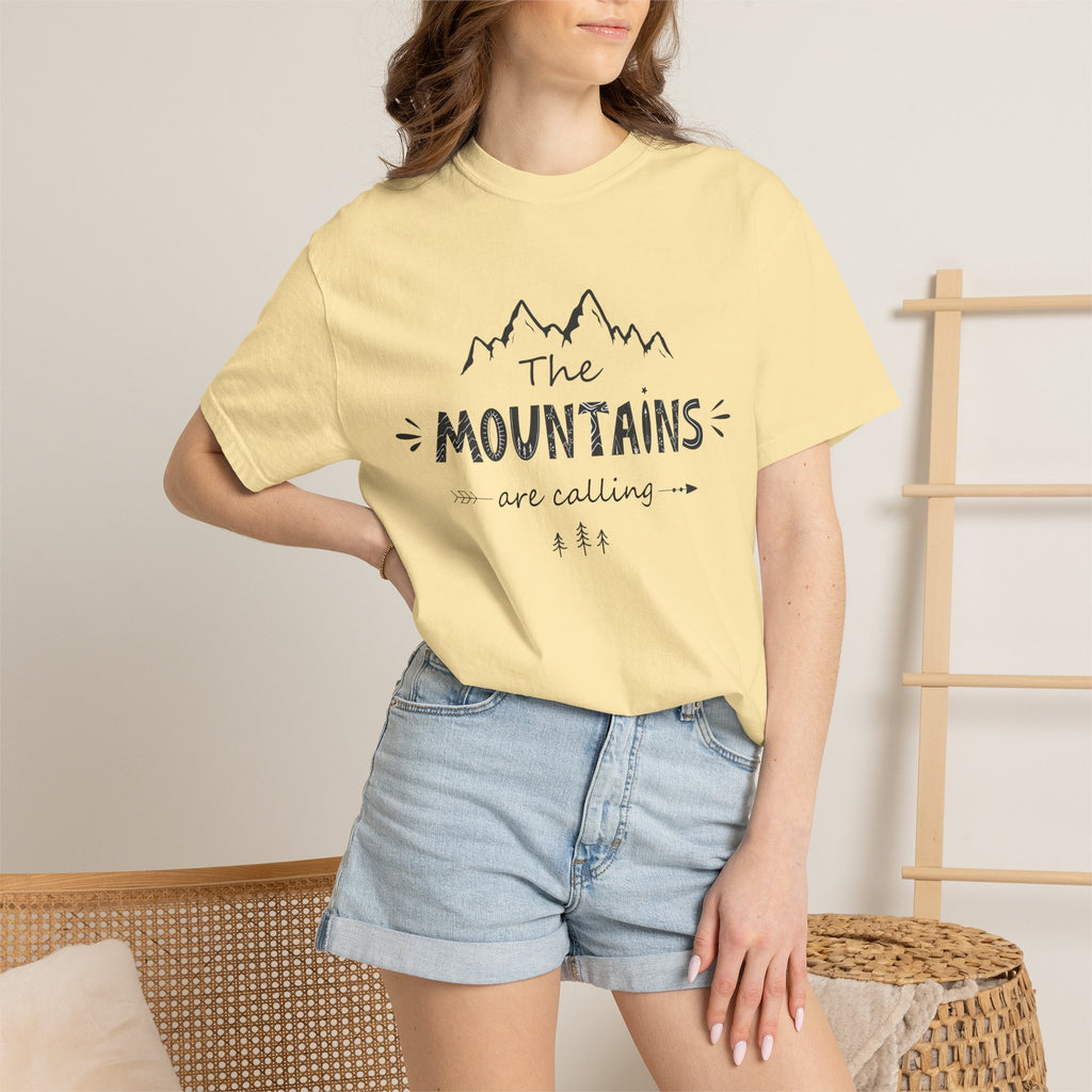Mountains Are Calling T‑Shirt — Outdoor Adventure Graphic Tee