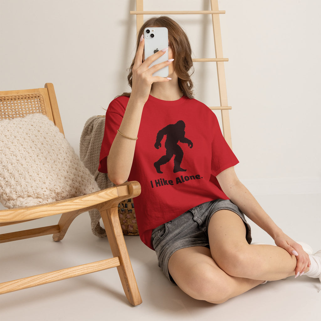 Hide & Seek Champion "I hike alone" T-Shirt