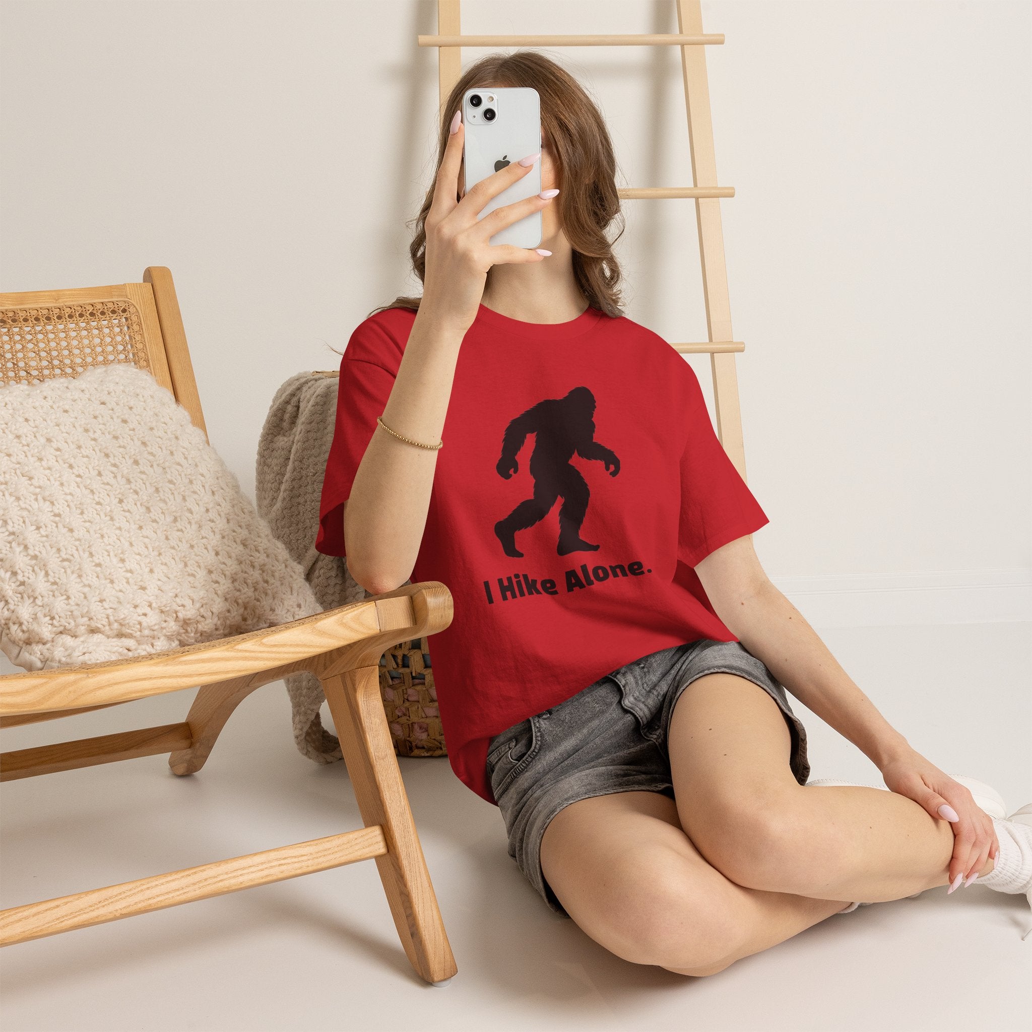 Hide & Seek Champion "I hike alone" T-Shirt