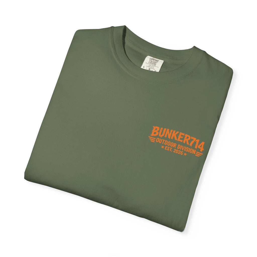 BUNKER714 “Not All Who Wander Are Lost” Bigfoot Camping T-Shirt