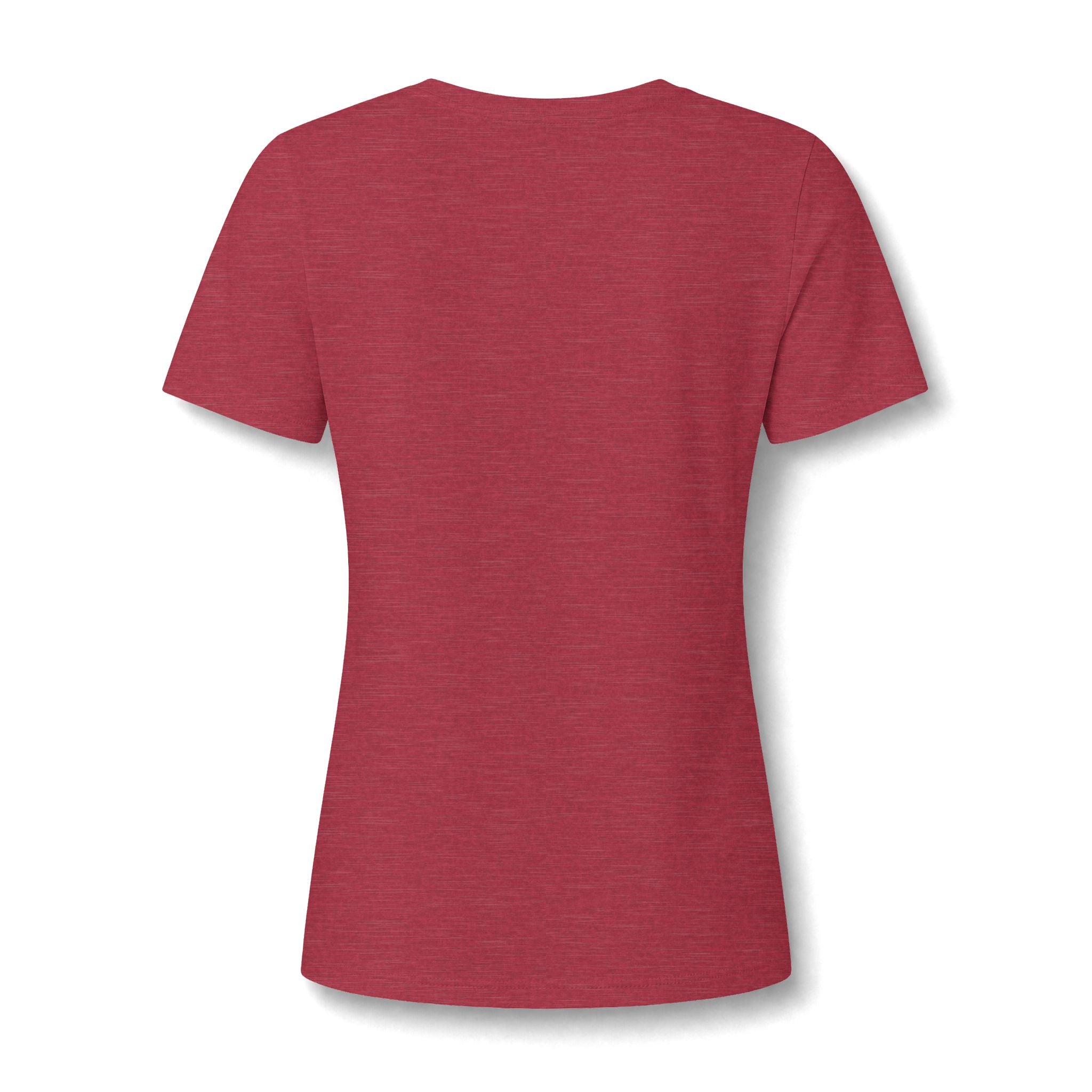 Camping Heartbeat Jogging V-Neck Tee — "Jogging" Fitness Shirt for Women