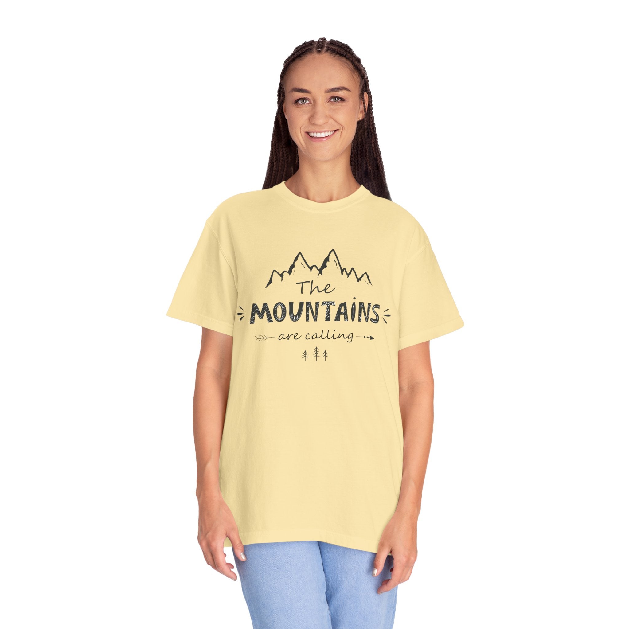 Mountains Are Calling T‑Shirt — Outdoor Adventure Graphic Tee