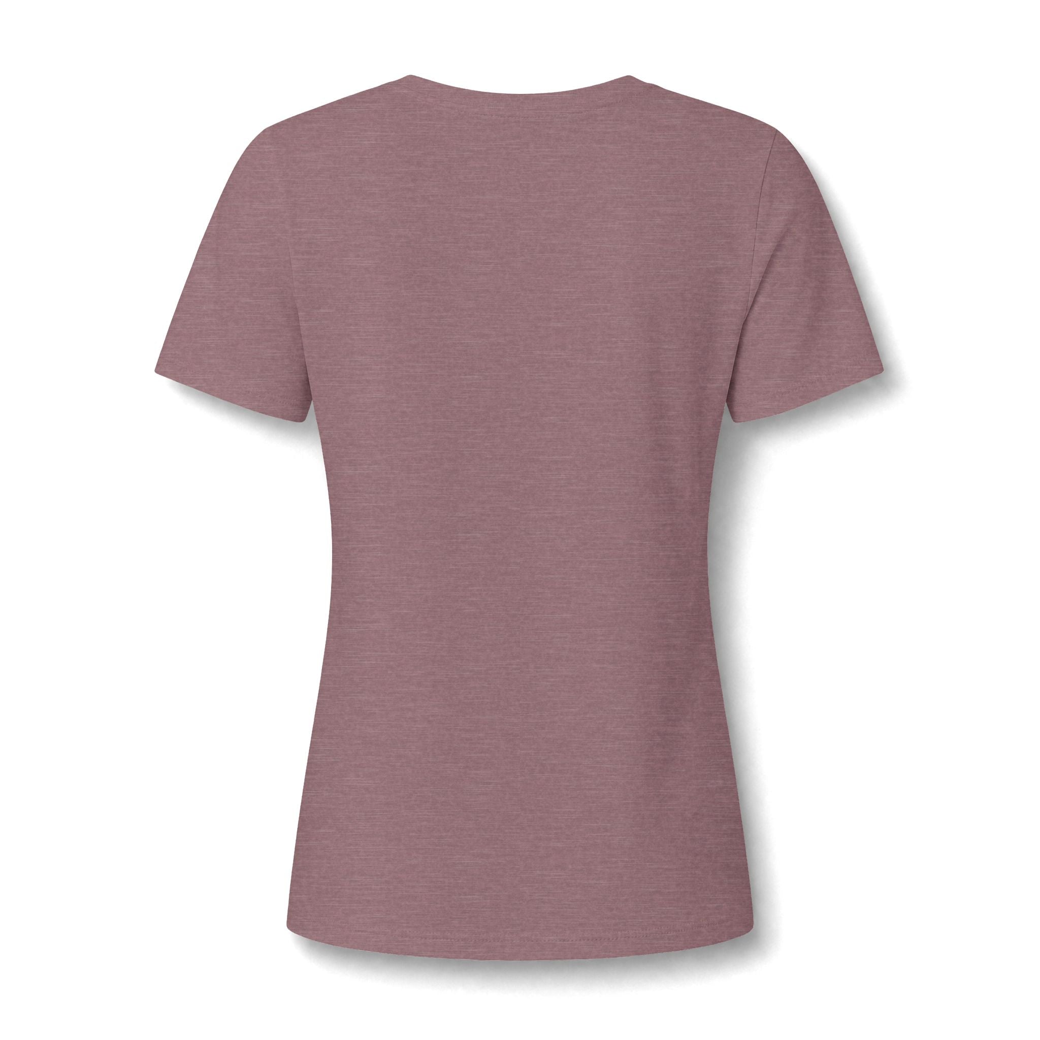 Camping Heartbeat Jogging V-Neck Tee — "Jogging" Fitness Shirt for Women
