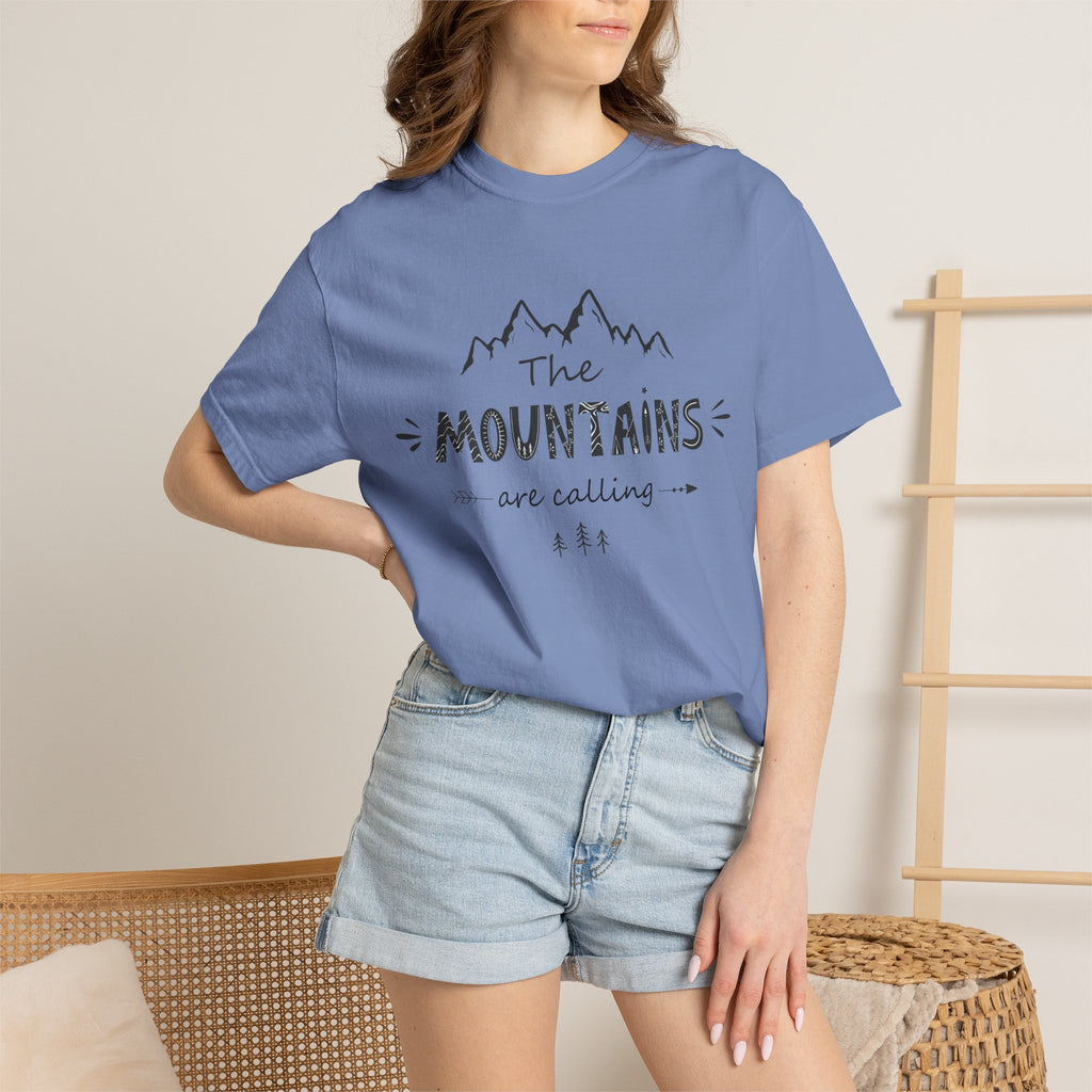 Mountains Are Calling T‑Shirt — Outdoor Adventure Graphic Tee