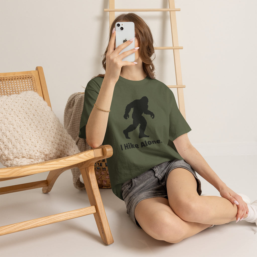 Hide & Seek Champion "I hike alone" T-Shirt