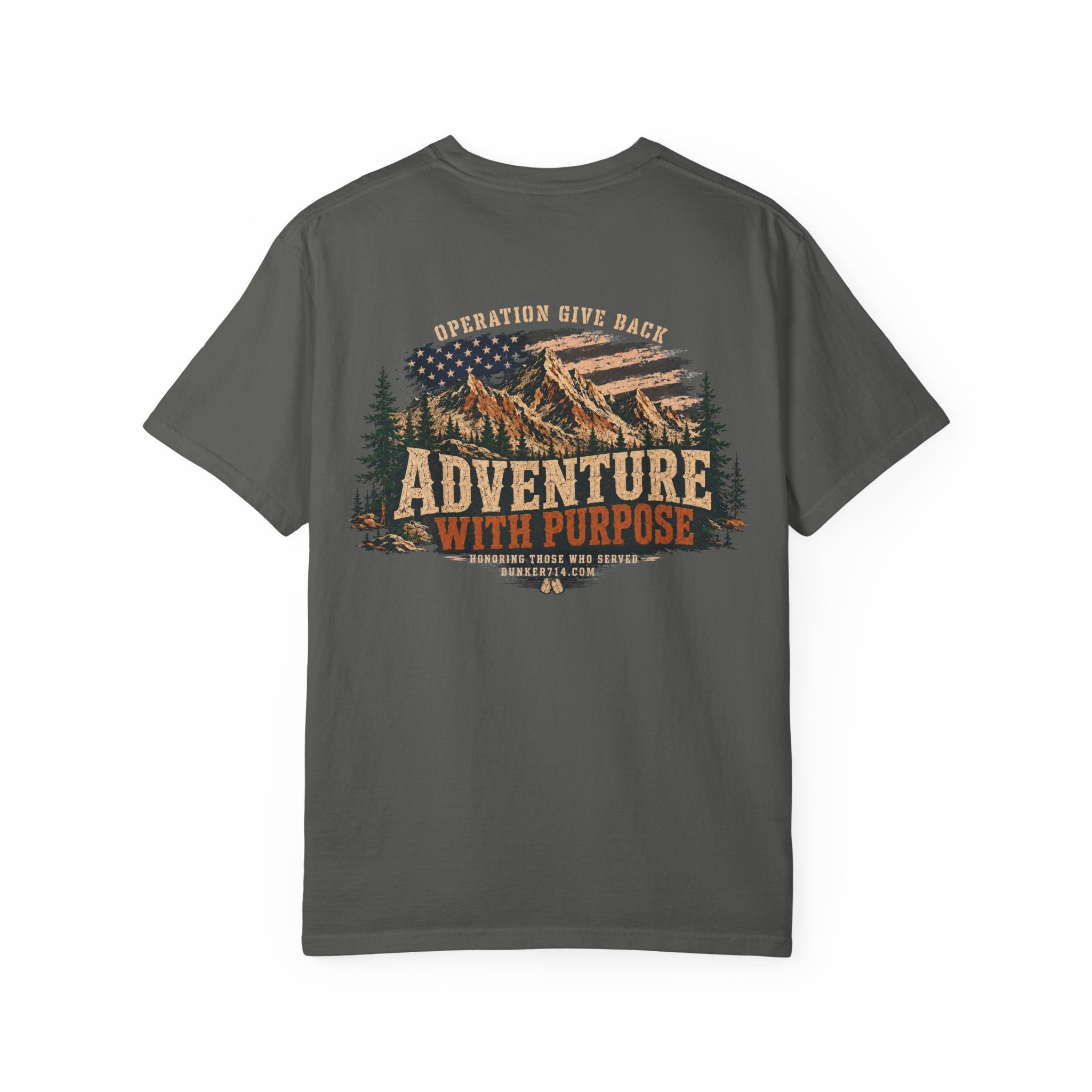 BUNKER714 "Operation Give Back" – Adventure With Purpose T-Shirt