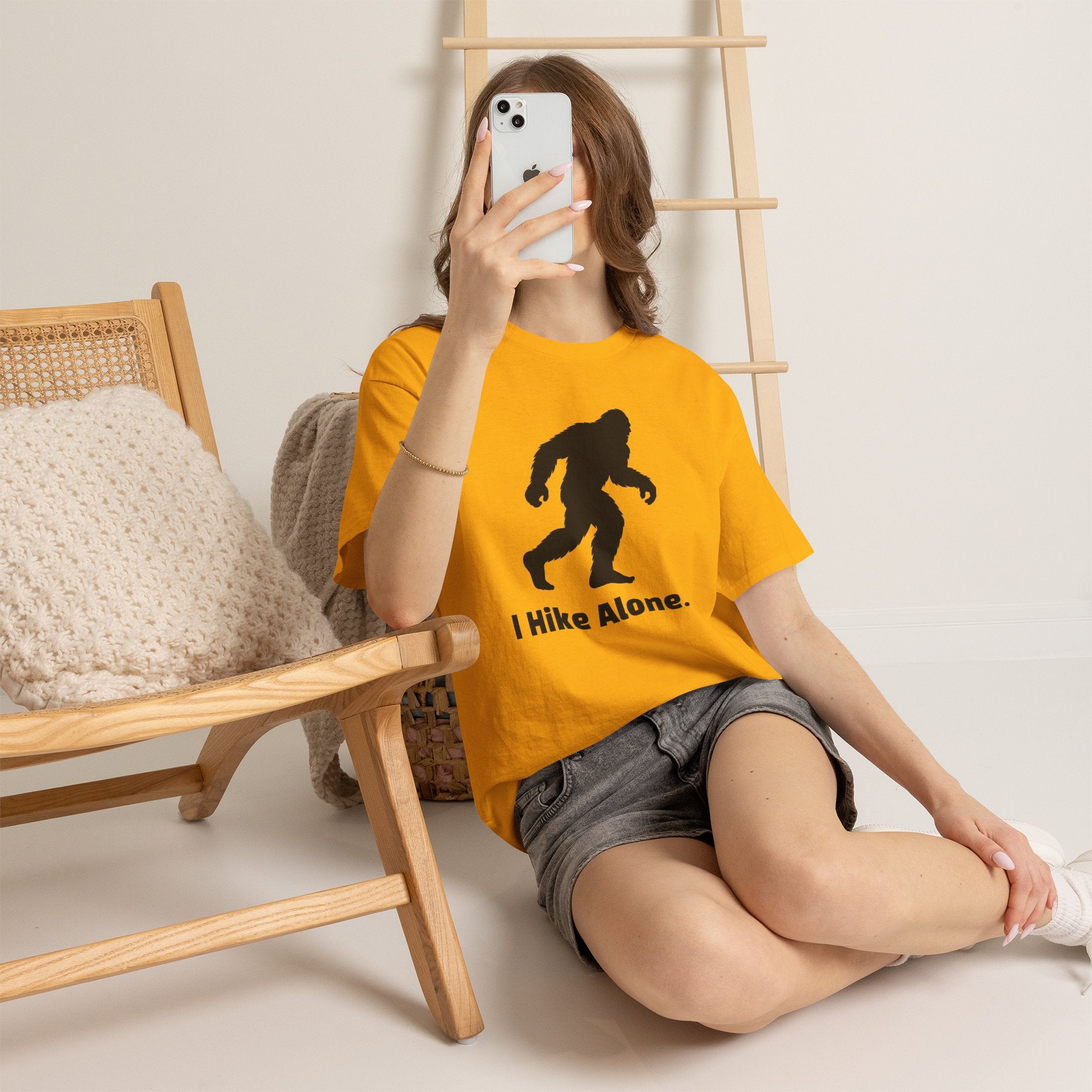 Hide & Seek Champion "I hike alone" T-Shirt