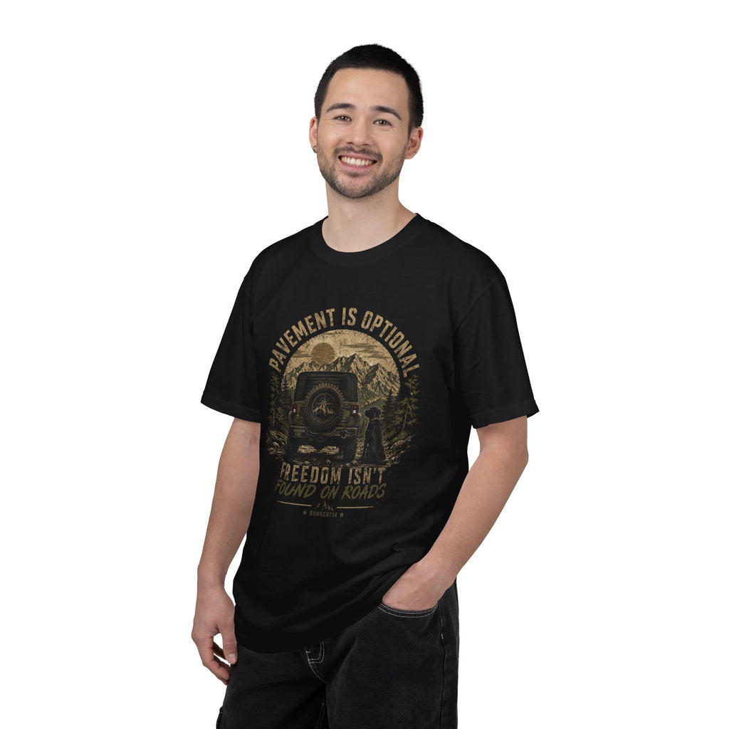 Pavement Is Optional Outdoor Adventure T-Shirt | Bunker714