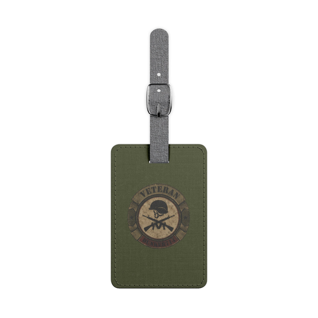 BUNKER714 Veteran Heritage Luggage Tag | Rugged Travel Bag Identifier