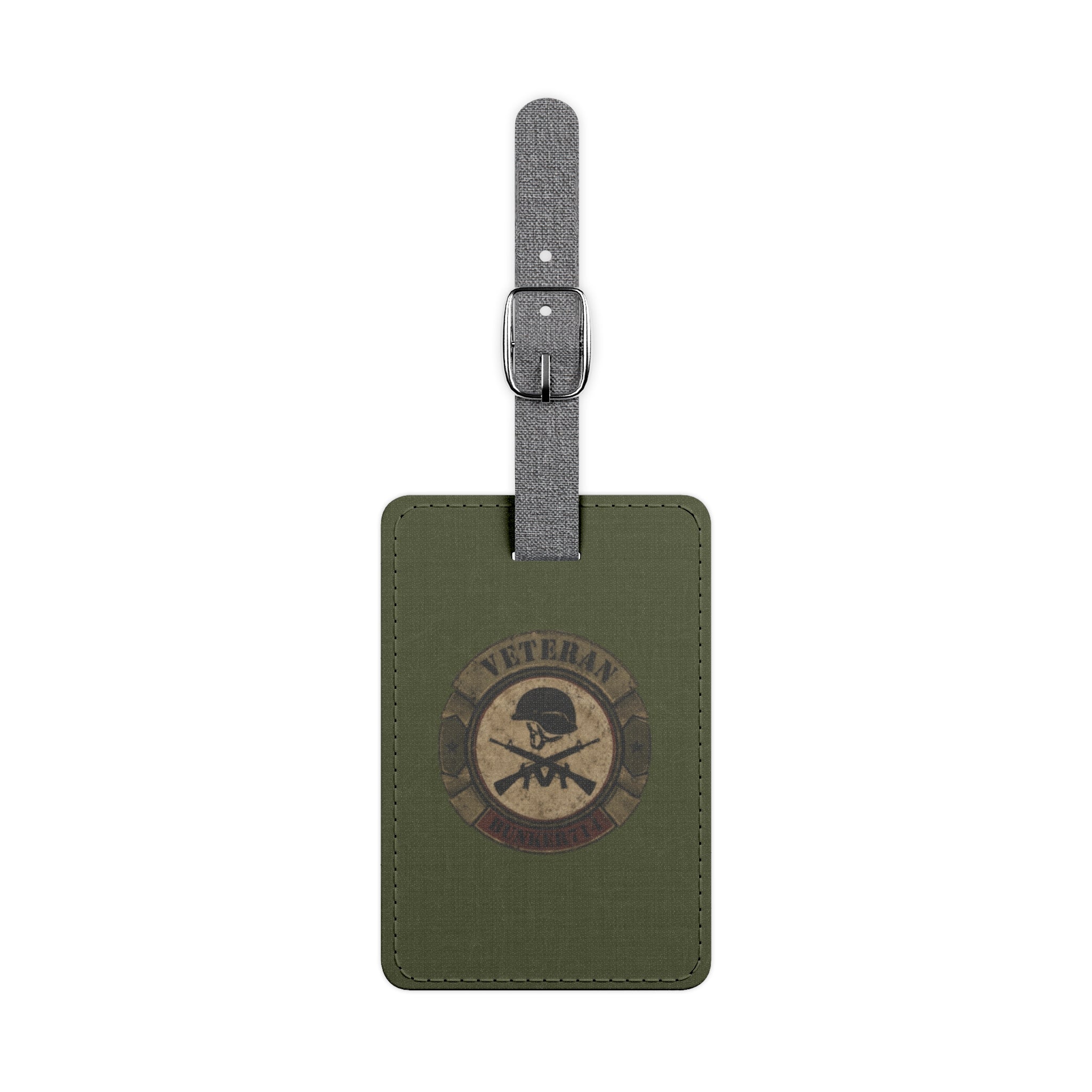 BUNKER714 Veteran Heritage Luggage Tag | Rugged Travel Bag Identifier