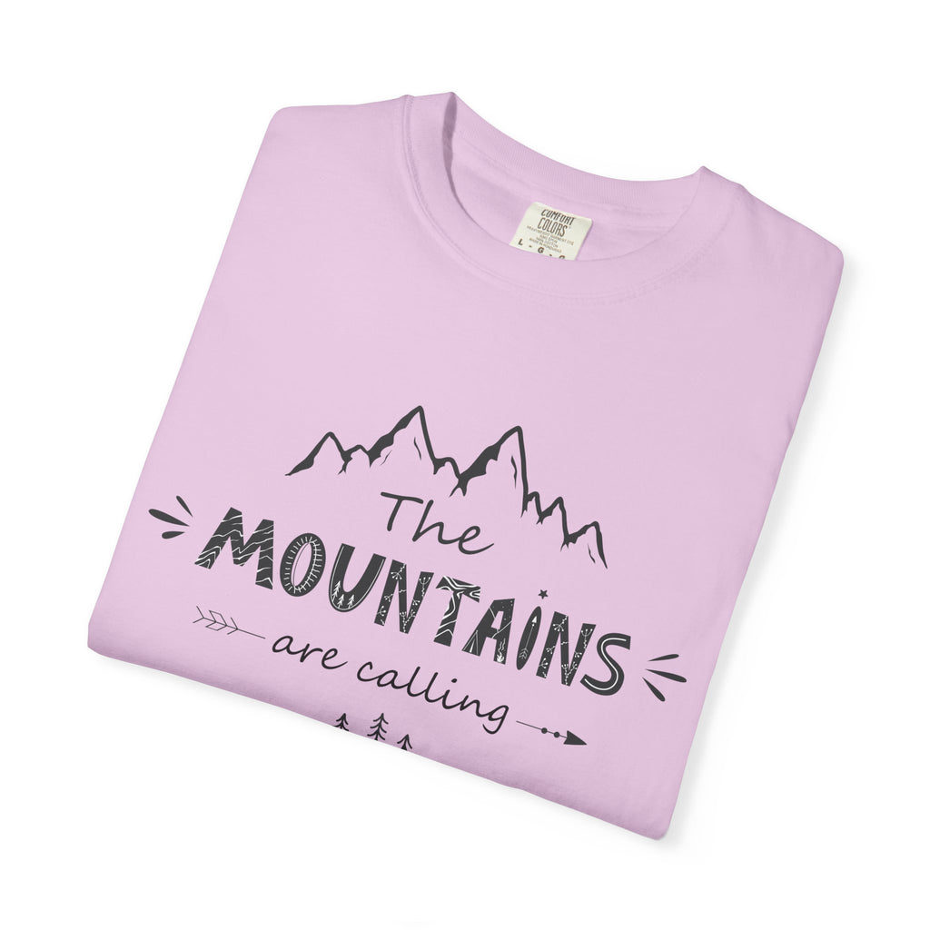 Mountains Are Calling T‑Shirt — Outdoor Adventure Graphic Tee