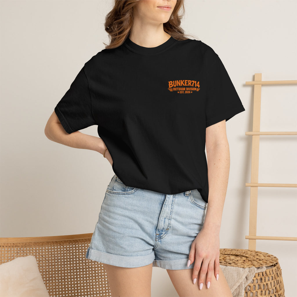 BUNKER714 “Not All Who Wander Are Lost” Bigfoot Camping T-Shirt