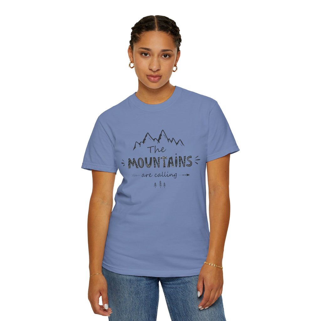 Mountains Are Calling T‑Shirt — Outdoor Adventure Graphic Tee
