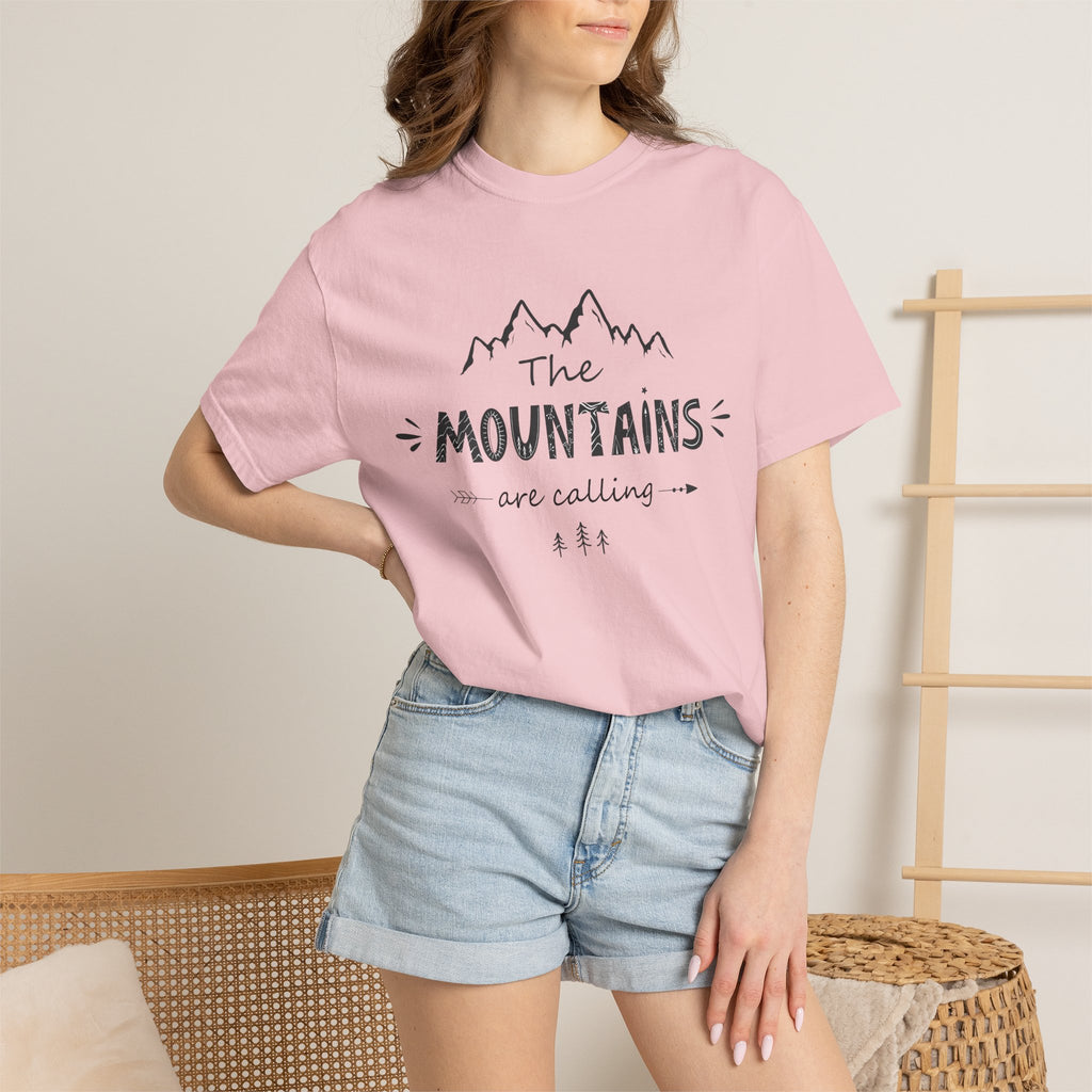 Mountains Are Calling T‑Shirt — Outdoor Adventure Graphic Tee