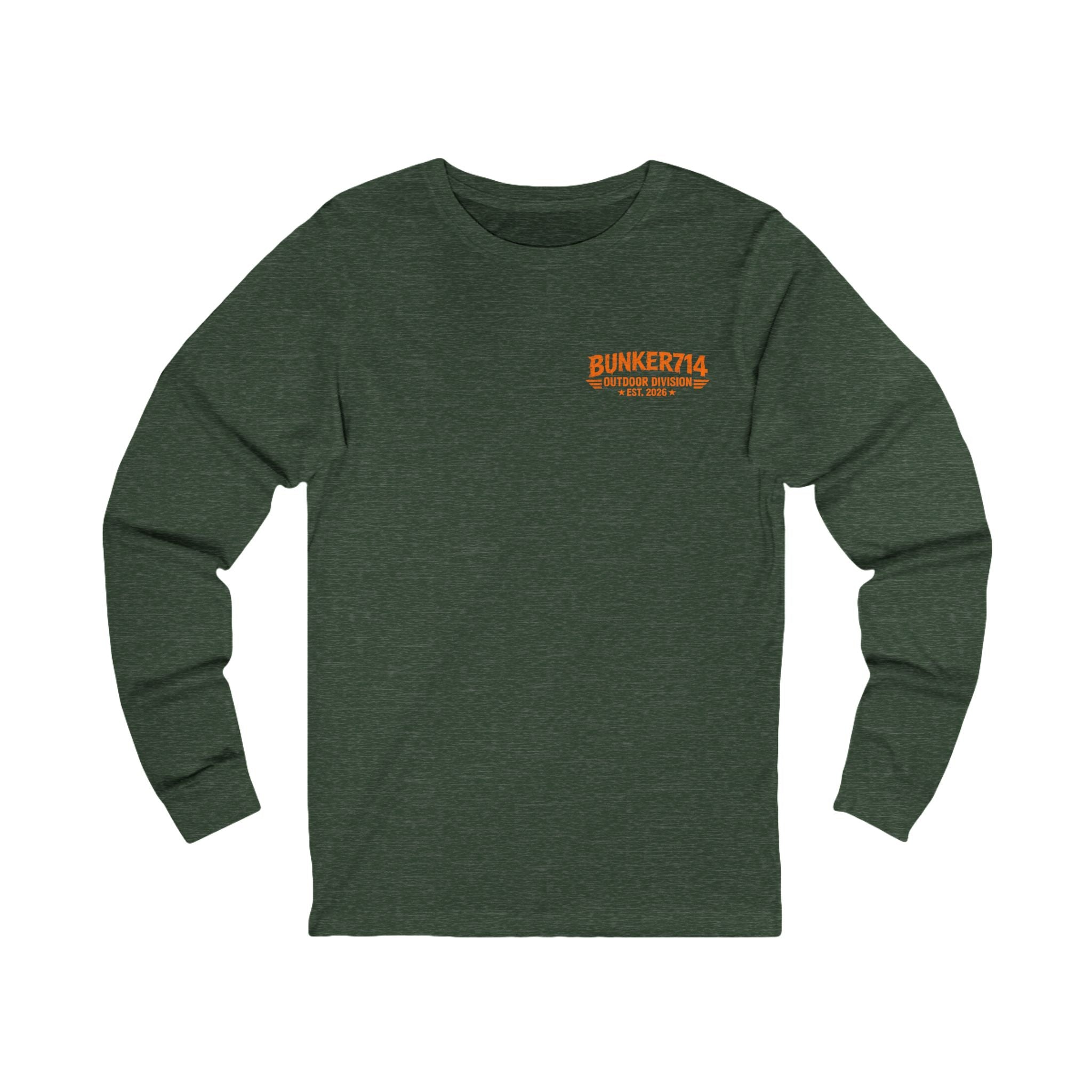 BUNKER714 “Not All Who Wander Are Lost” Bigfoot Camping Long Sleeve T-Shirt