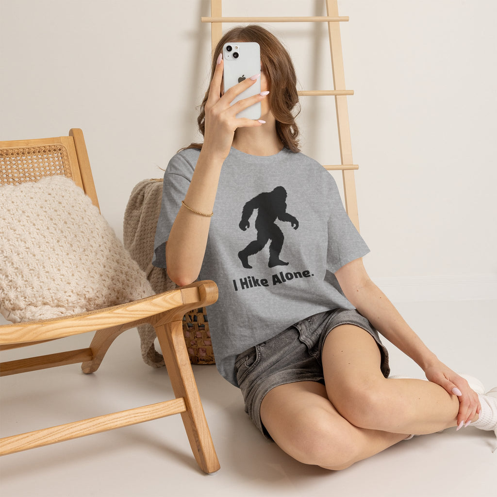 Hide & Seek Champion "I hike alone" T-Shirt