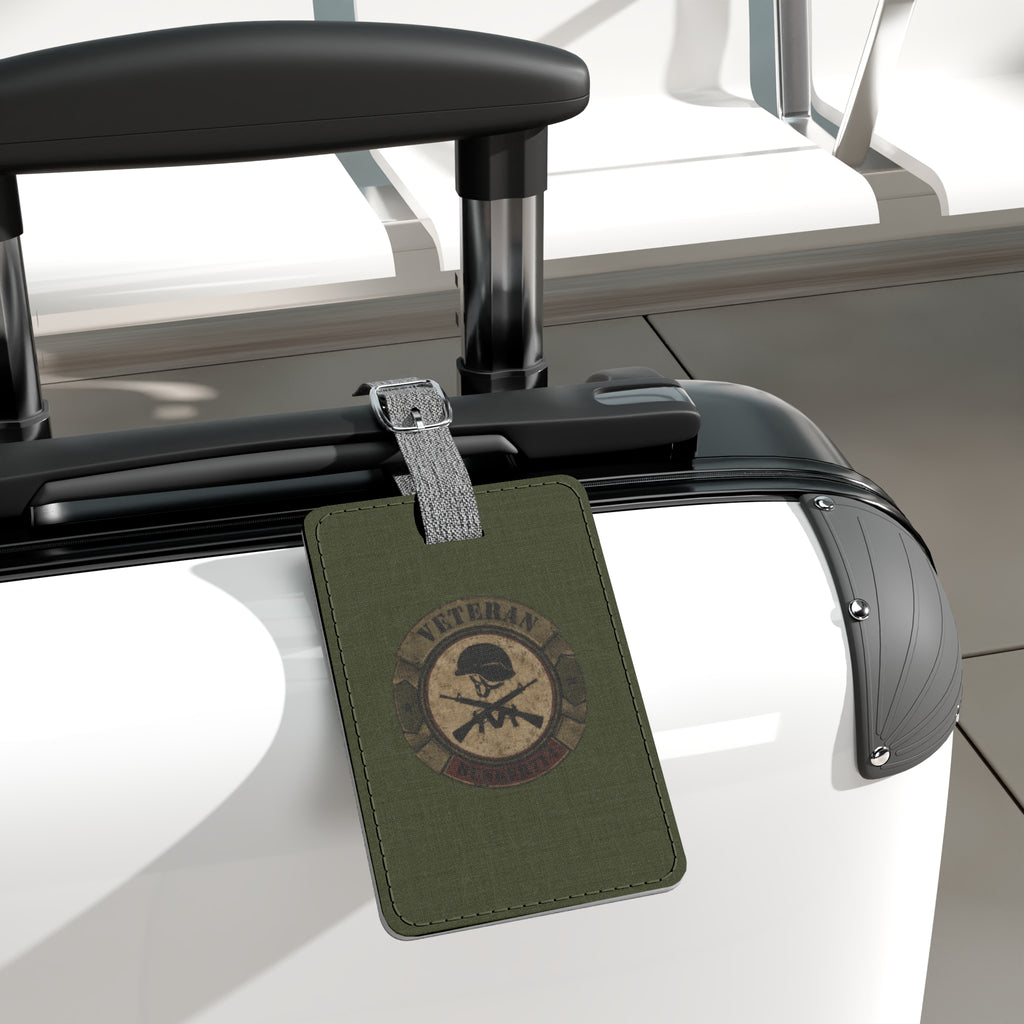 BUNKER714 Veteran Heritage Luggage Tag | Rugged Travel Bag Identifier