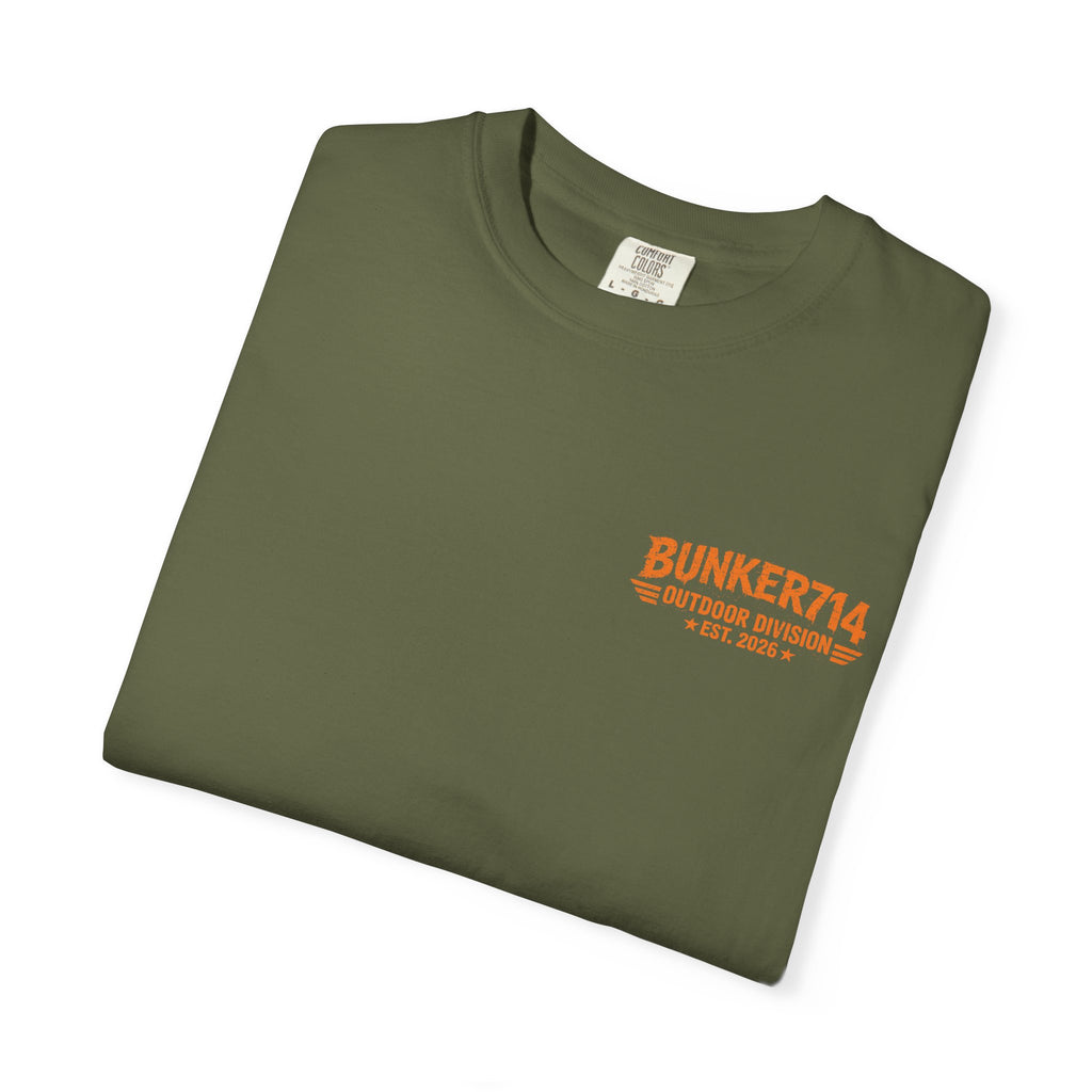 BUNKER714 “Not All Who Wander Are Lost” Bigfoot Camping T-Shirt
