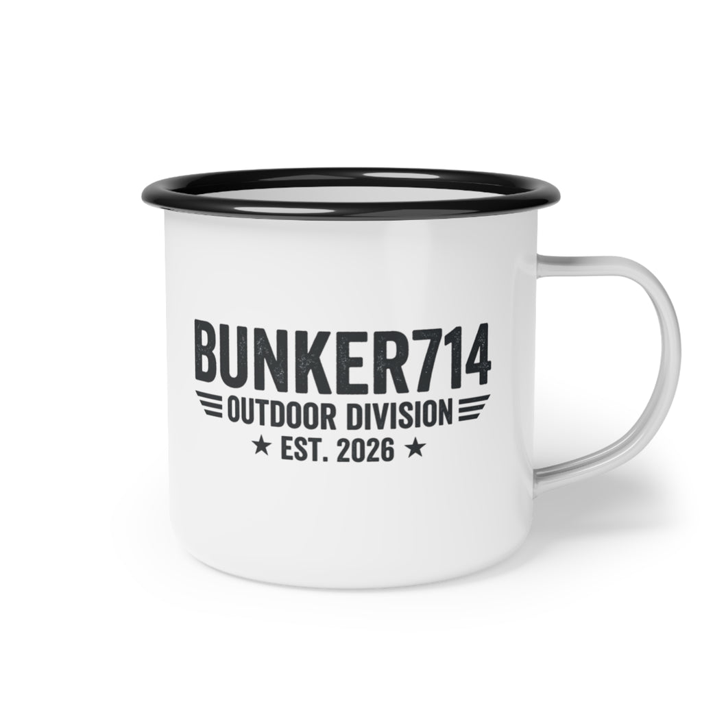 Bunker714 Outdoor Division Est. 2026 Retro Camping Mug