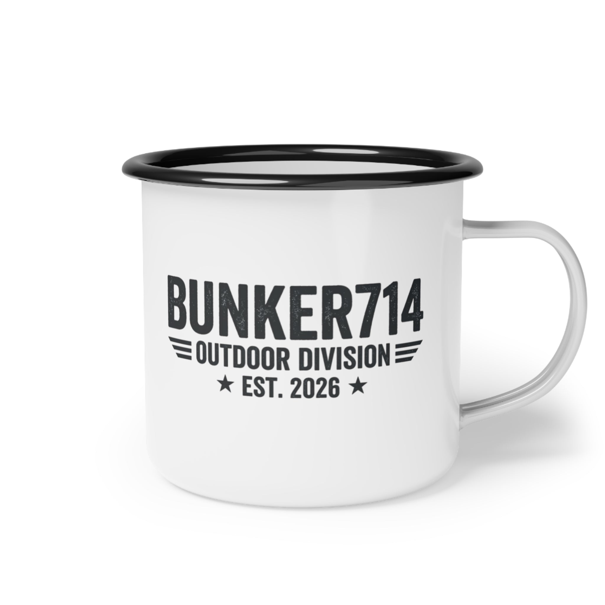 Bunker714 Outdoor Division Est. 2026 Retro Camping Mug