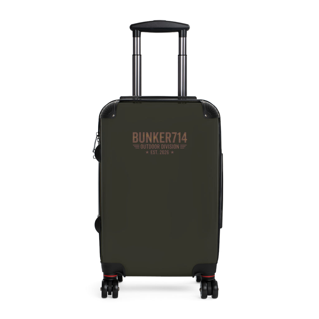 BUNKER714 Outdoor Division Carry-On Suitcase — Military Olive Travel Luggage