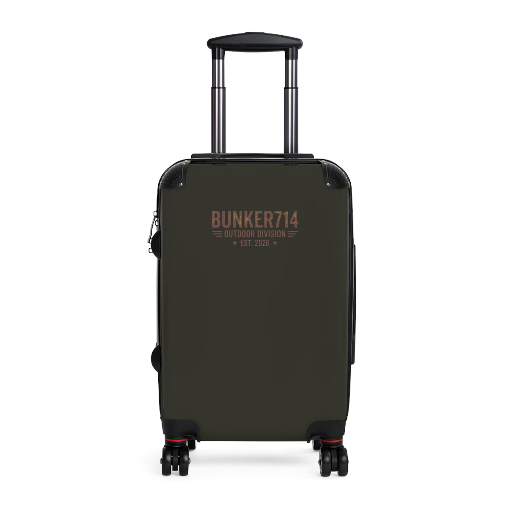 BUNKER714 Outdoor Division Carry-On Suitcase — Military Olive Travel Luggage