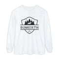 Bunker714 Shield Long-Sleeve Tee — Outdoor Logo Shirt