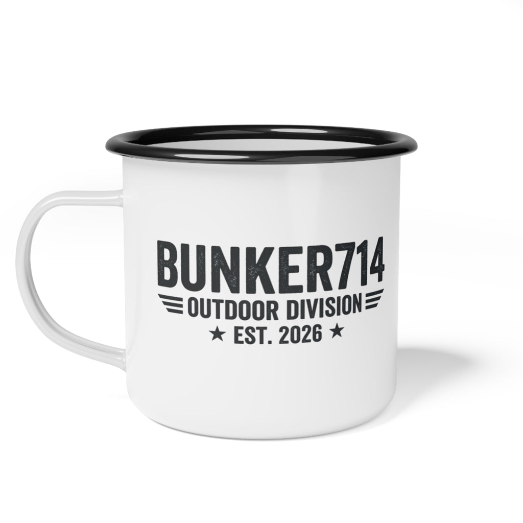 Bunker714 Outdoor Division Est. 2026 Retro Camping Mug