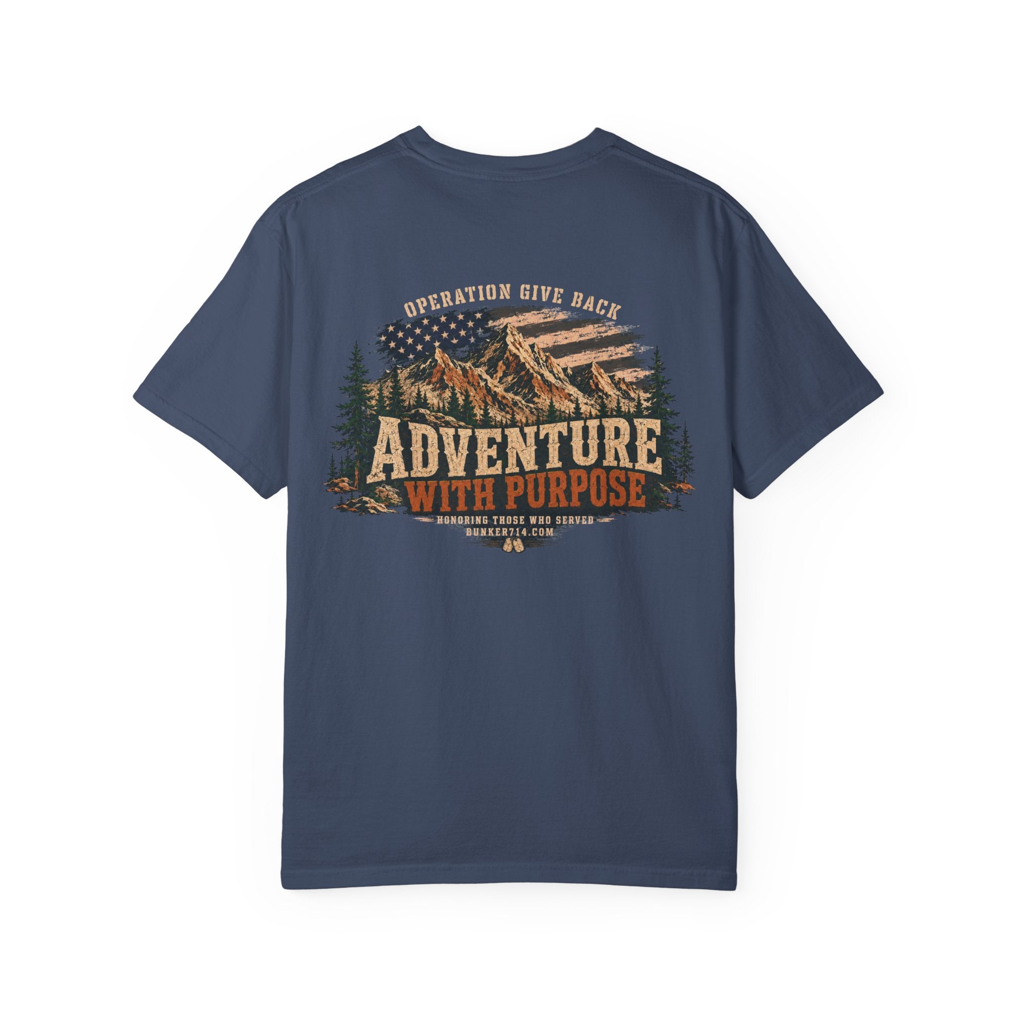 BUNKER714 "Operation Give Back" – Adventure With Purpose T-Shirt