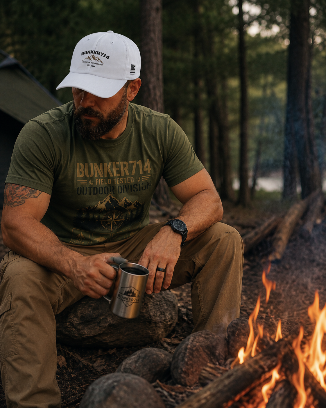 BUNKER714 "Field Tested" Outdoor Division T-Shirt