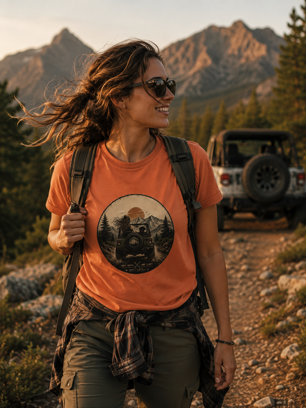 Top Down. Trail Bound.™ Outdoor Adventure T-Shirt