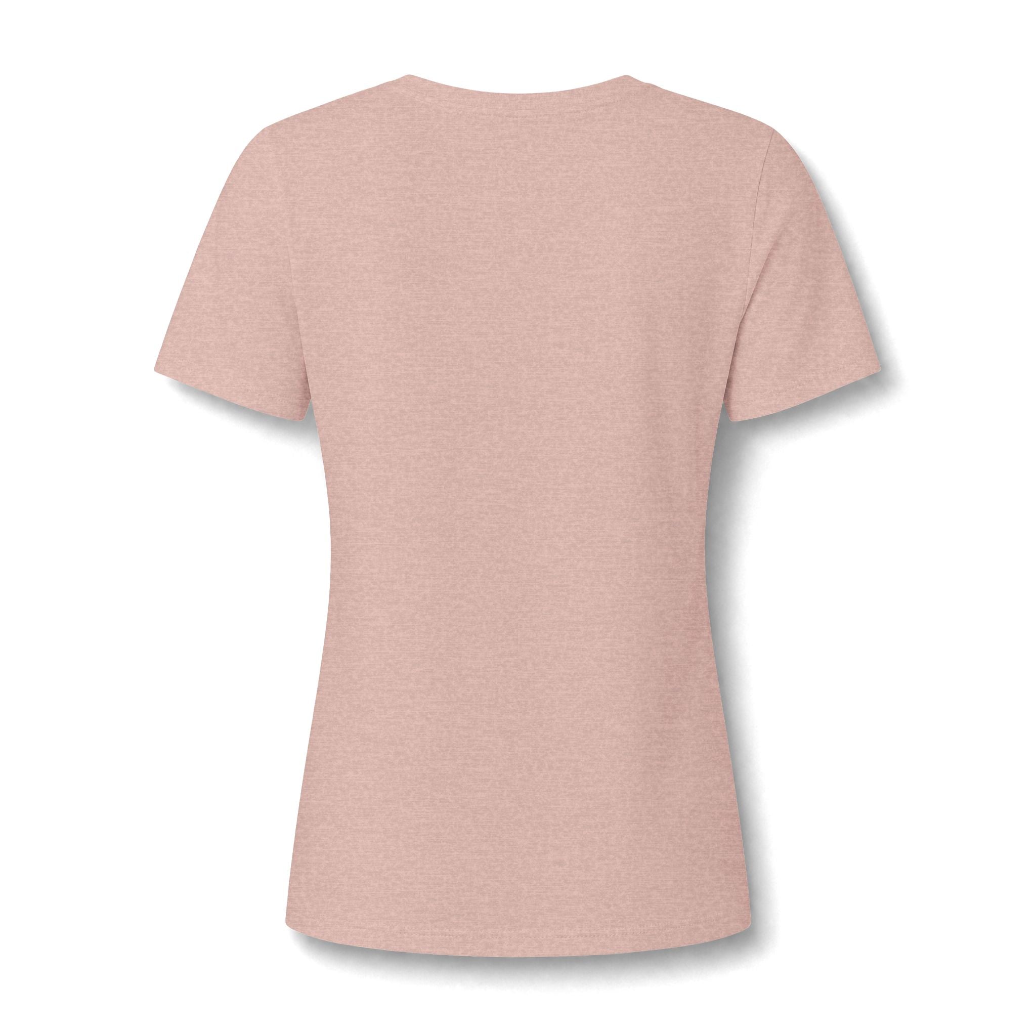 Camping Heartbeat Jogging V-Neck Tee — "Jogging" Fitness Shirt for Women