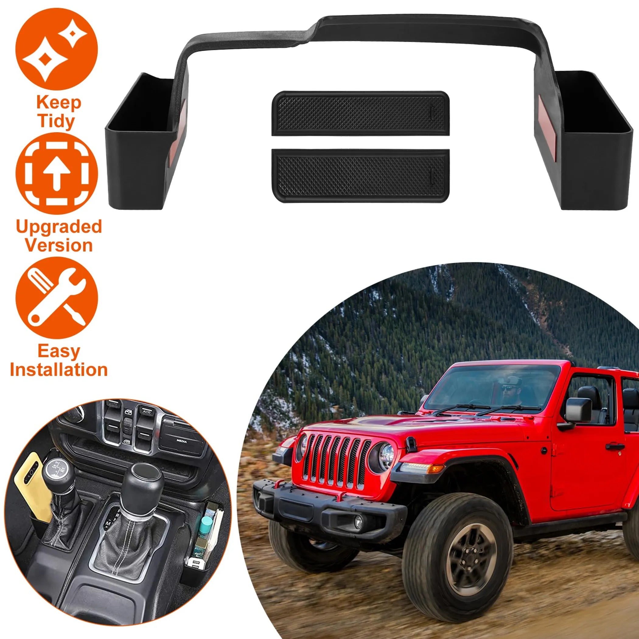Gear Tray Replacement Gear Shift Console Side Tray Storage Box Fit