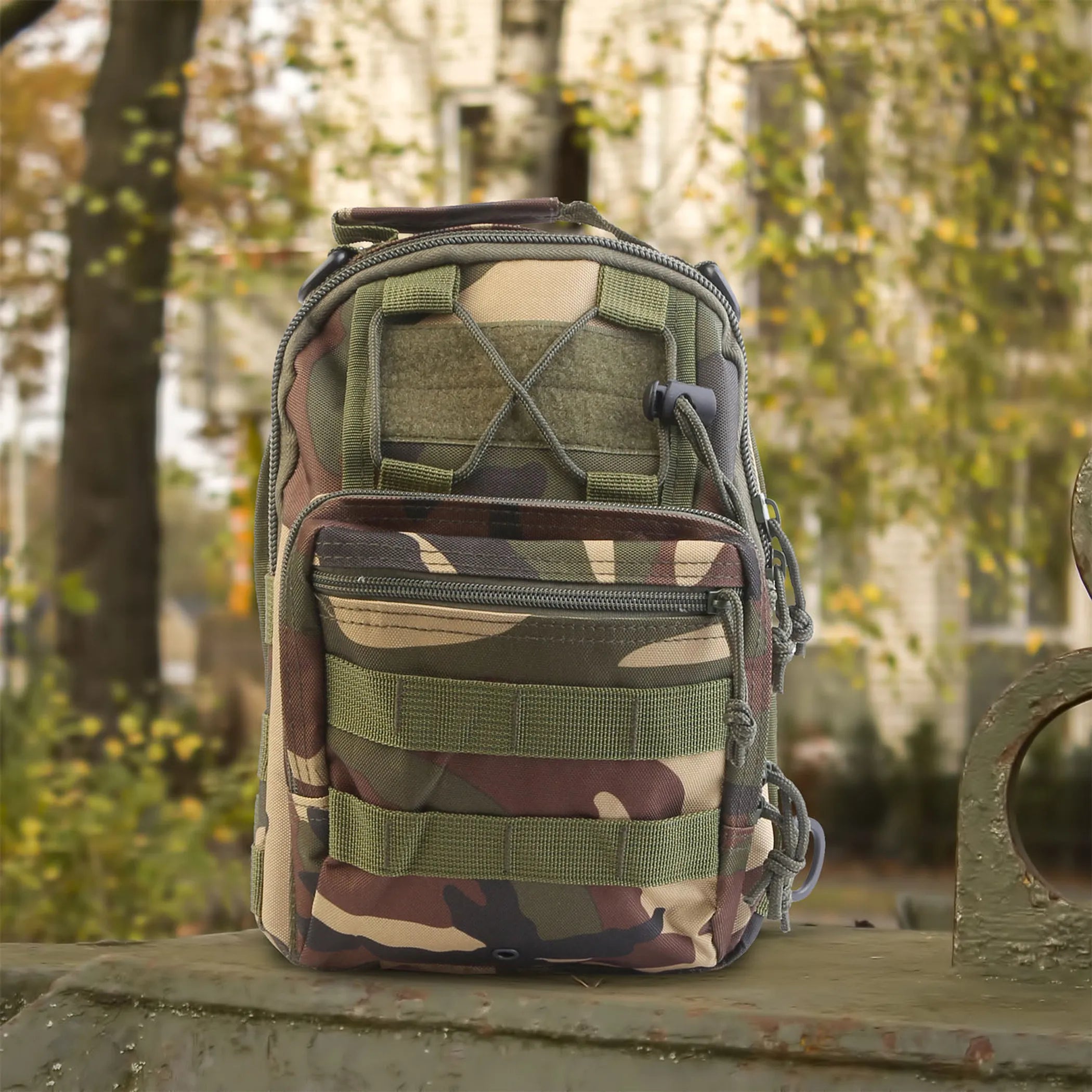 Men Tactical Sling Backpack Sling Chest Bag