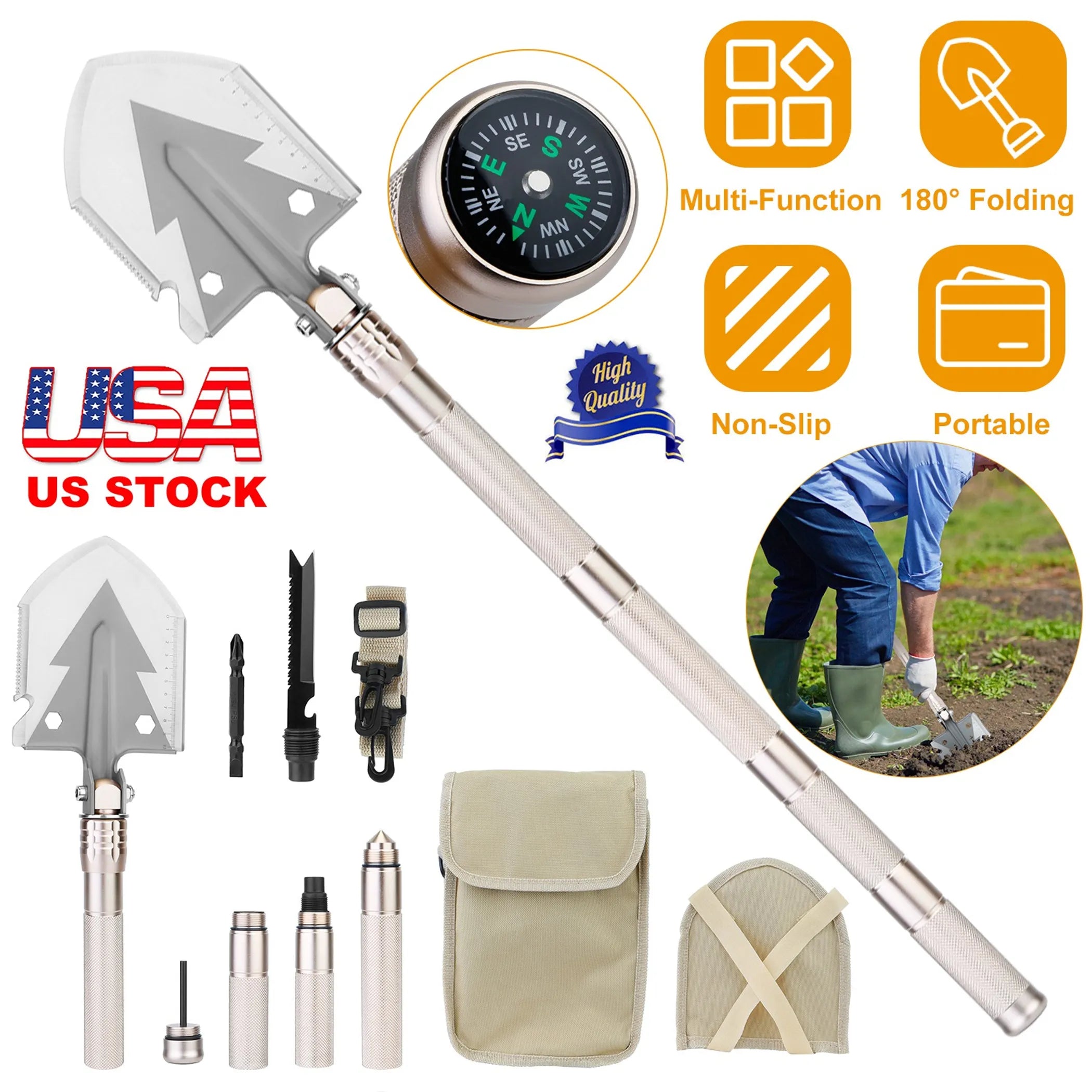 Military Folding Shovel