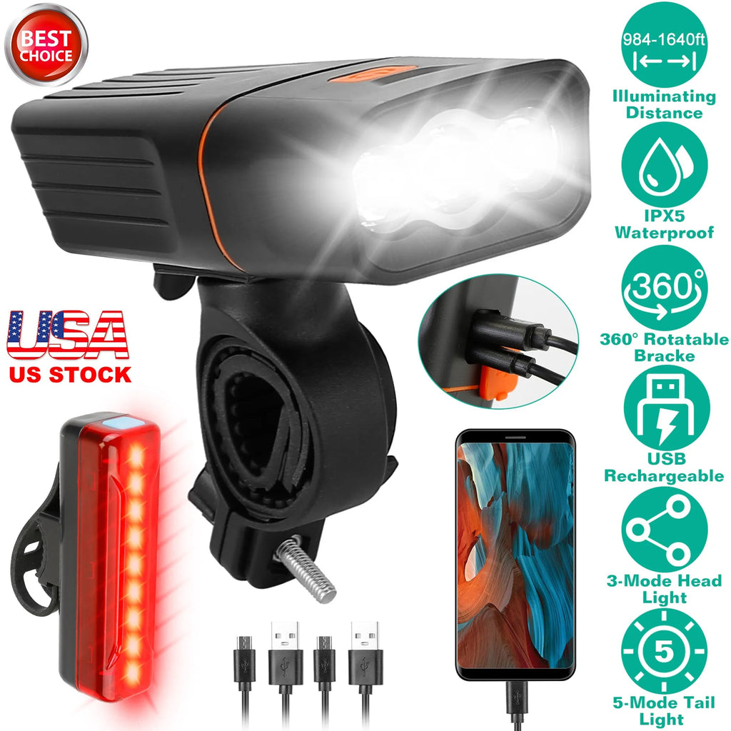 Super Bright Bike Light Set