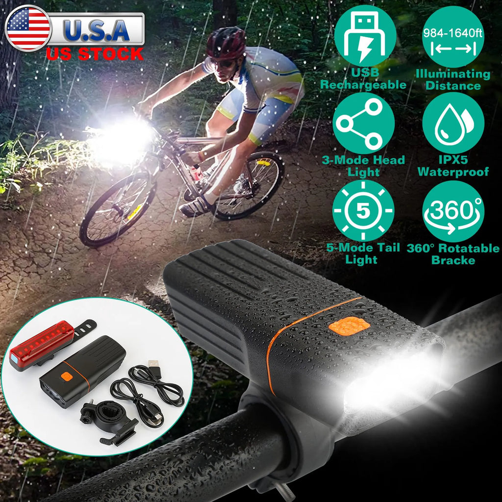 Super Bright Bike Light Set
