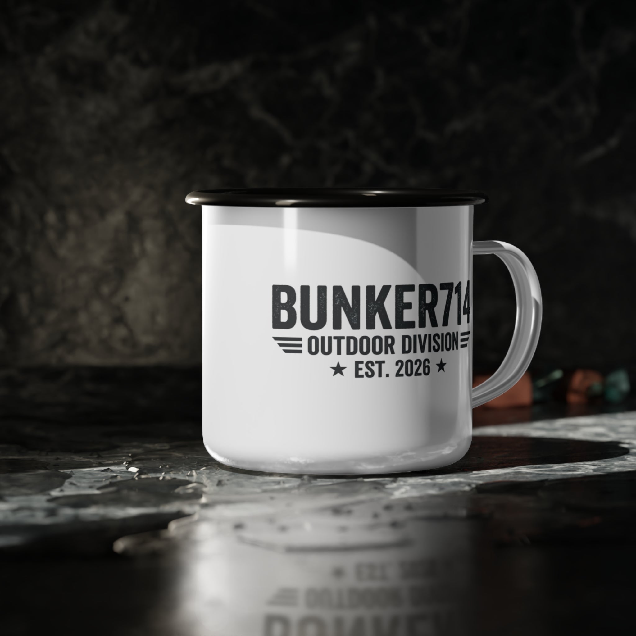Bunker714 Outdoor Division Est. 2026 Retro Camping Mug