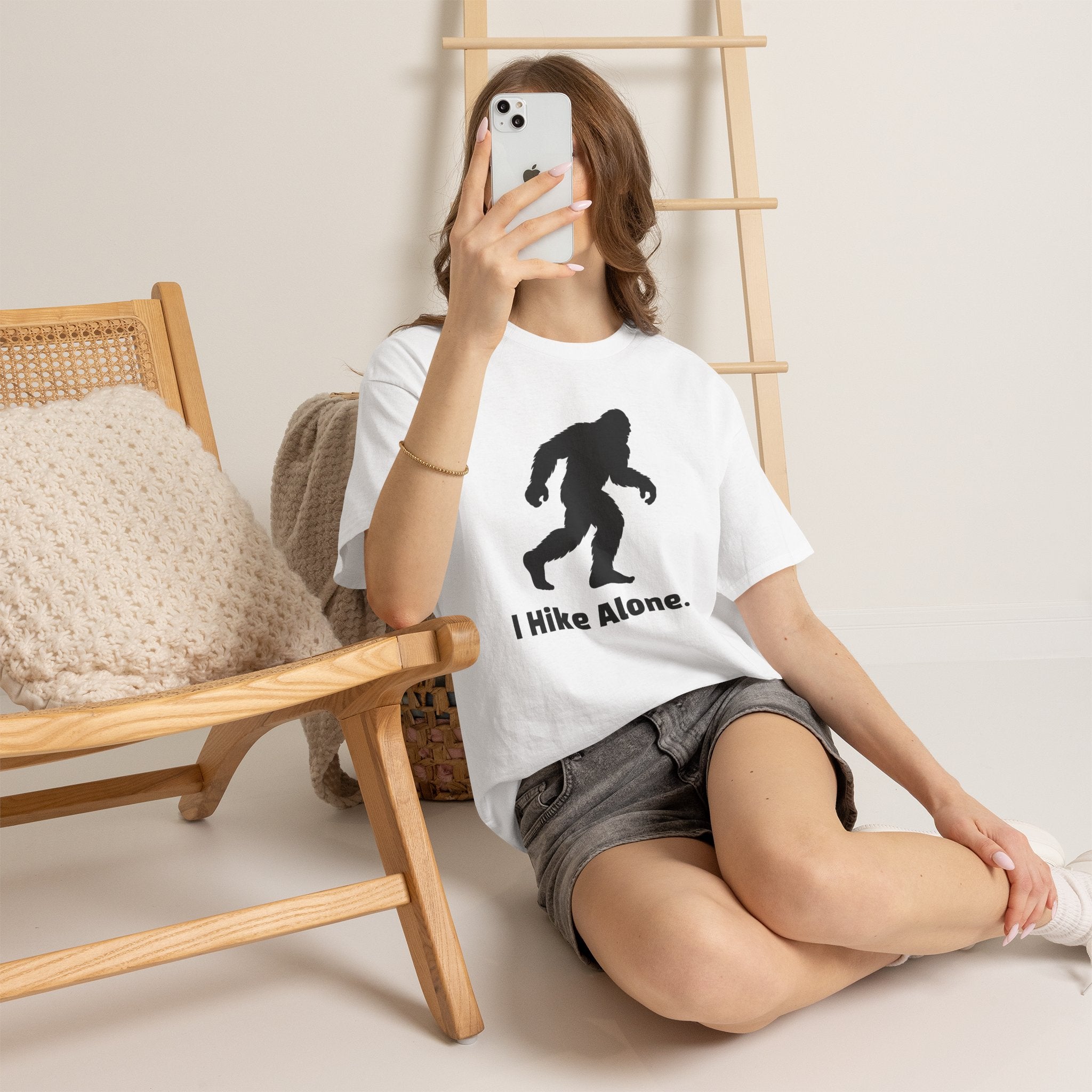 Hide & Seek Champion "I hike alone" T-Shirt