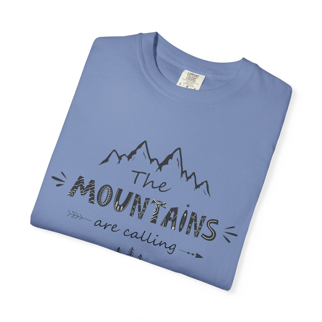 Mountains Are Calling T‑Shirt — Outdoor Adventure Graphic Tee