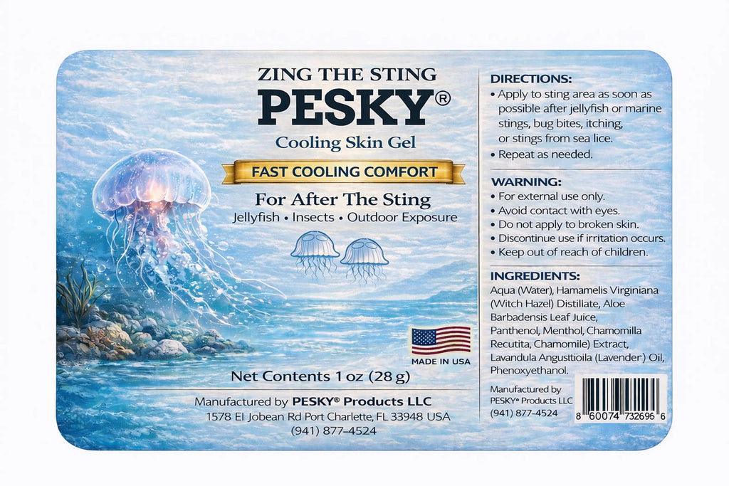 Cooling Comfort After Stings for beach days, boating, camping, and outdoor travel