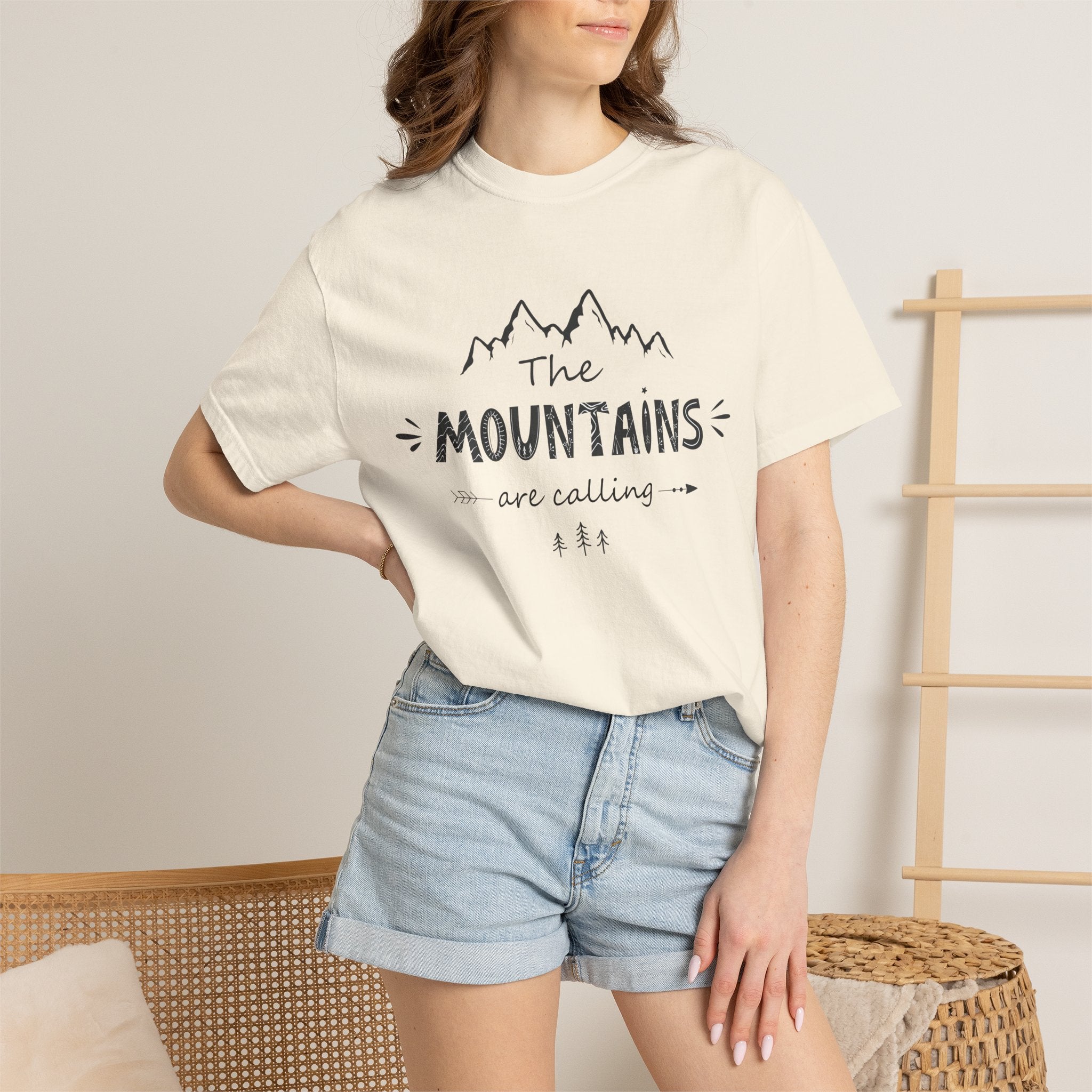 Mountains Are Calling T‑Shirt — Outdoor Adventure Graphic Tee