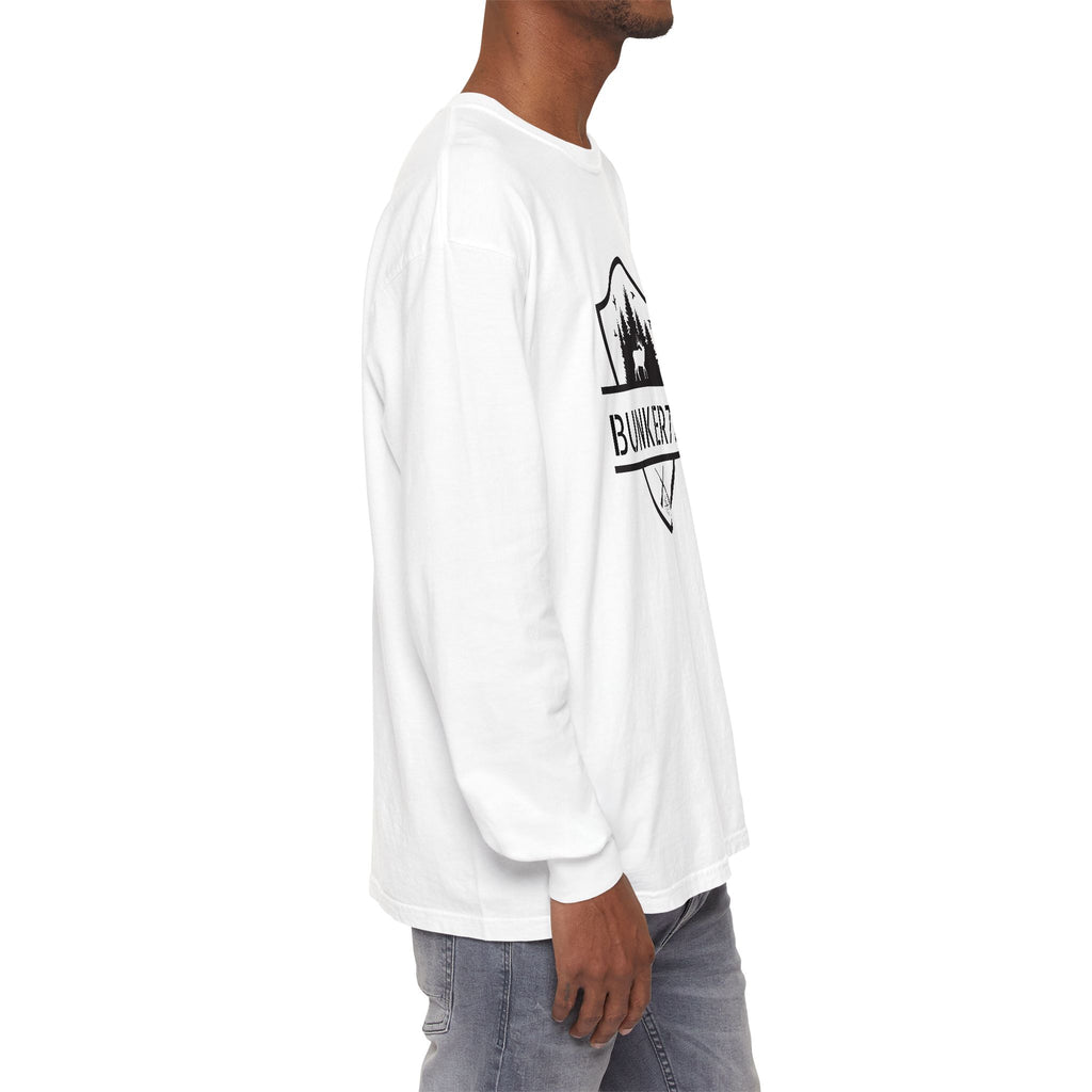 Bunker714 Shield Long-Sleeve Tee — Outdoor Logo Shirt