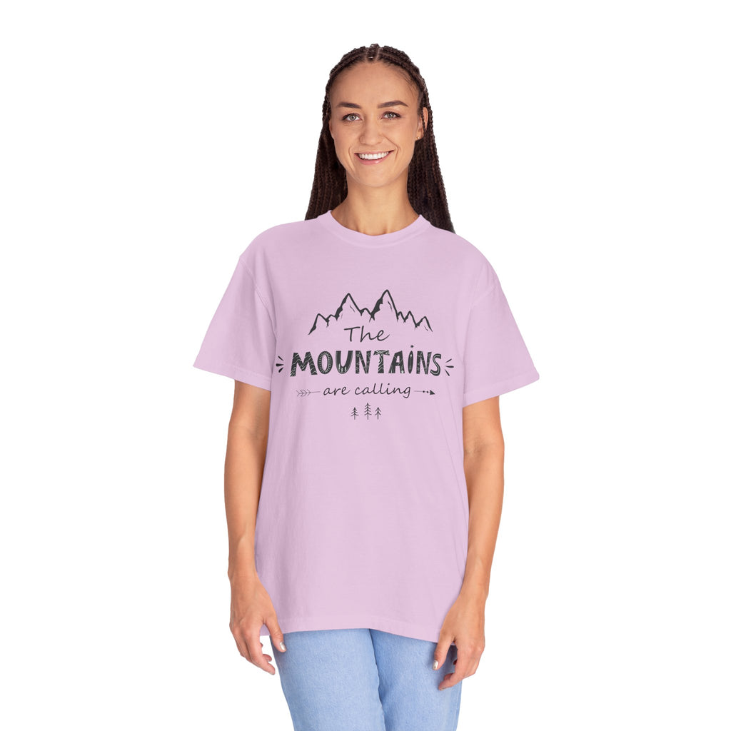 Mountains Are Calling T‑Shirt — Outdoor Adventure Graphic Tee
