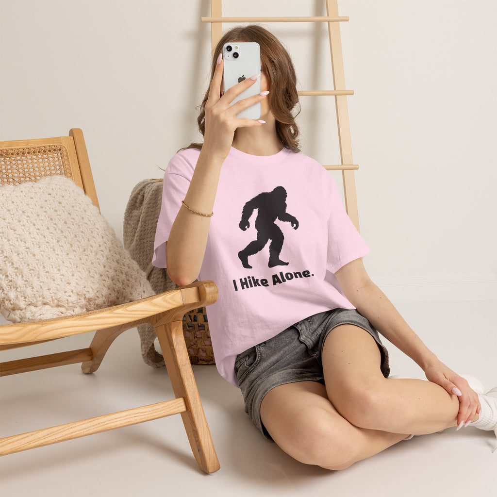 Hide & Seek Champion "I hike alone" T-Shirt