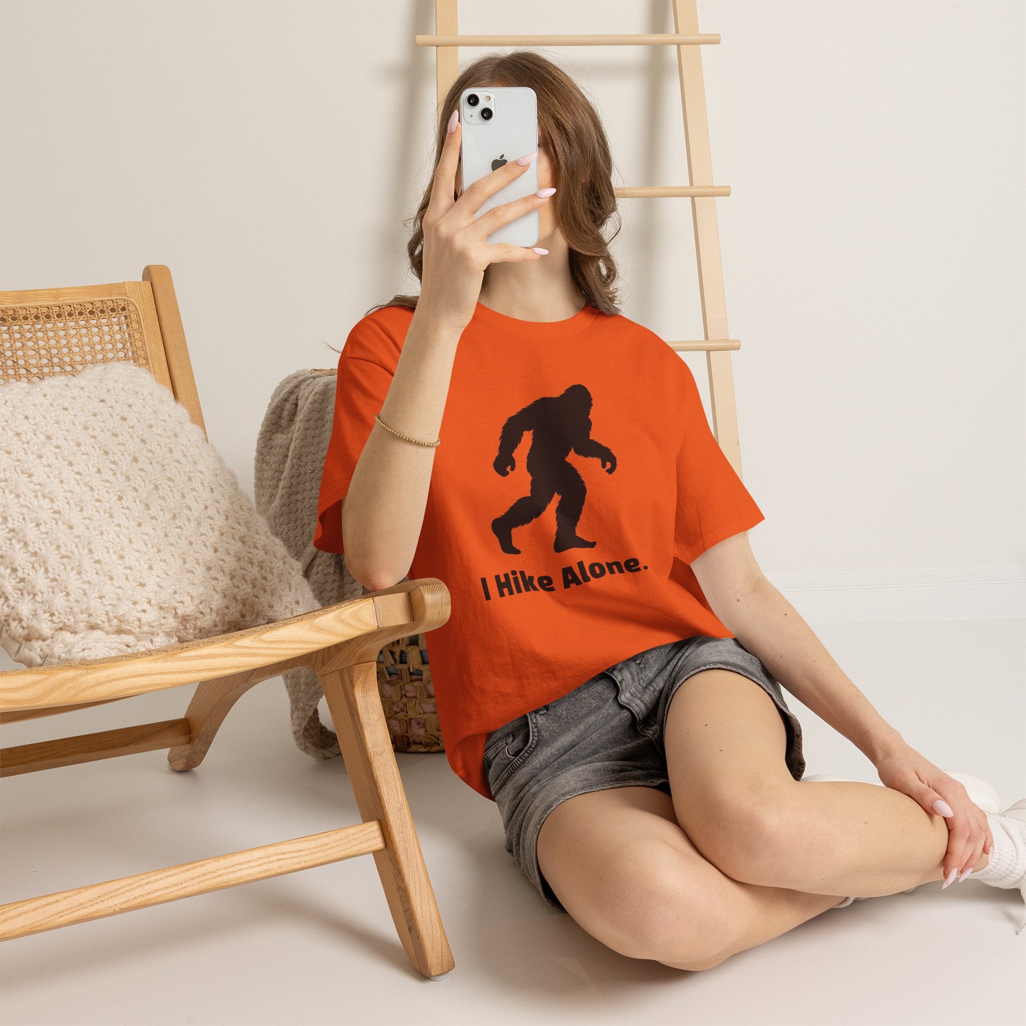 Hide & Seek Champion "I hike alone" T-Shirt